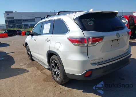 2016 Toyota Highlander Xle V6 from USA, damaged, VIN 5TDJKRFH4GS328948